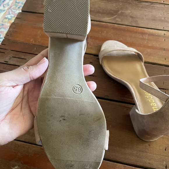 Nude Blush colored Madden NYC heels - Picture 5 of 9